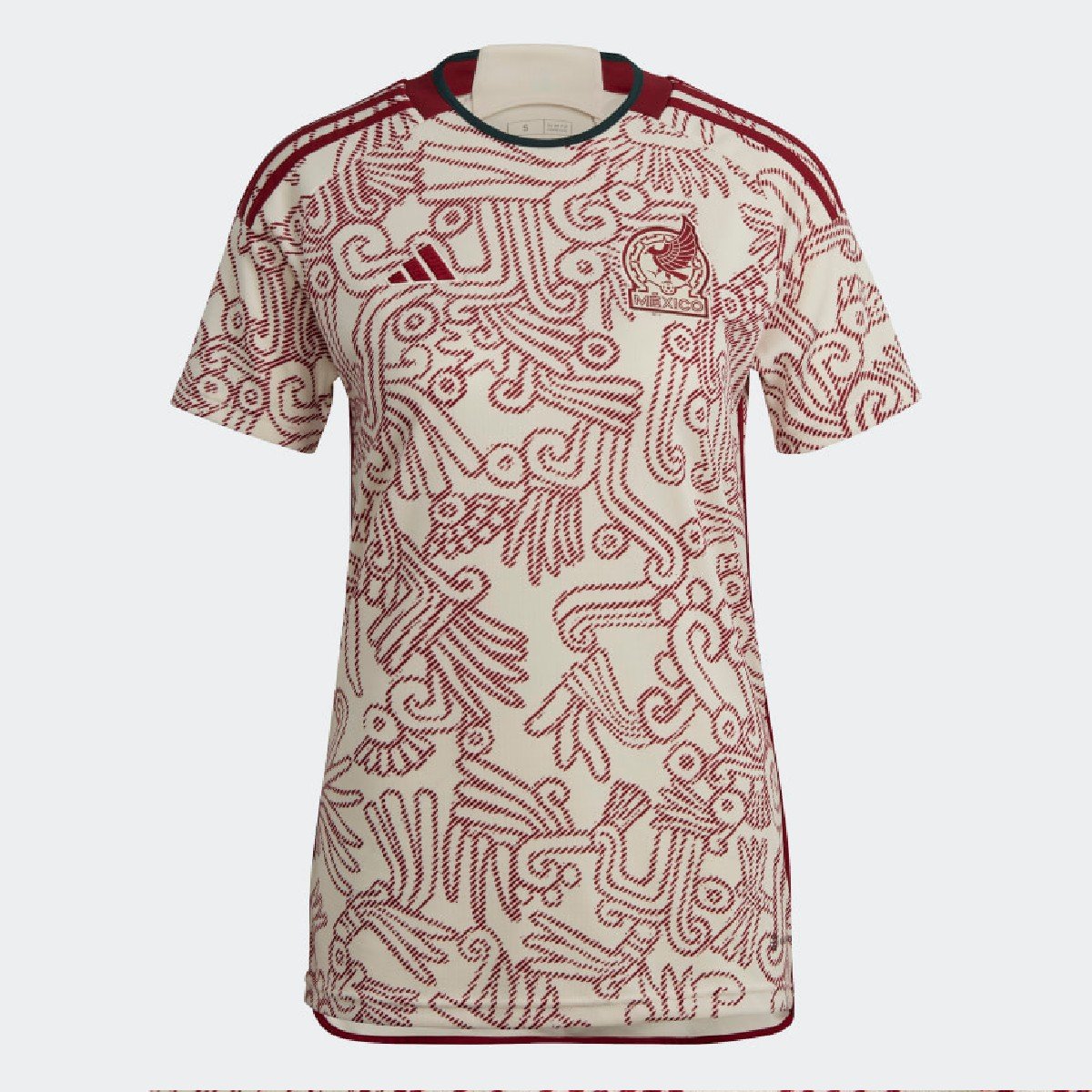 Sem título(41) Camisa do México Copa do Mundo Home Feminina Bege