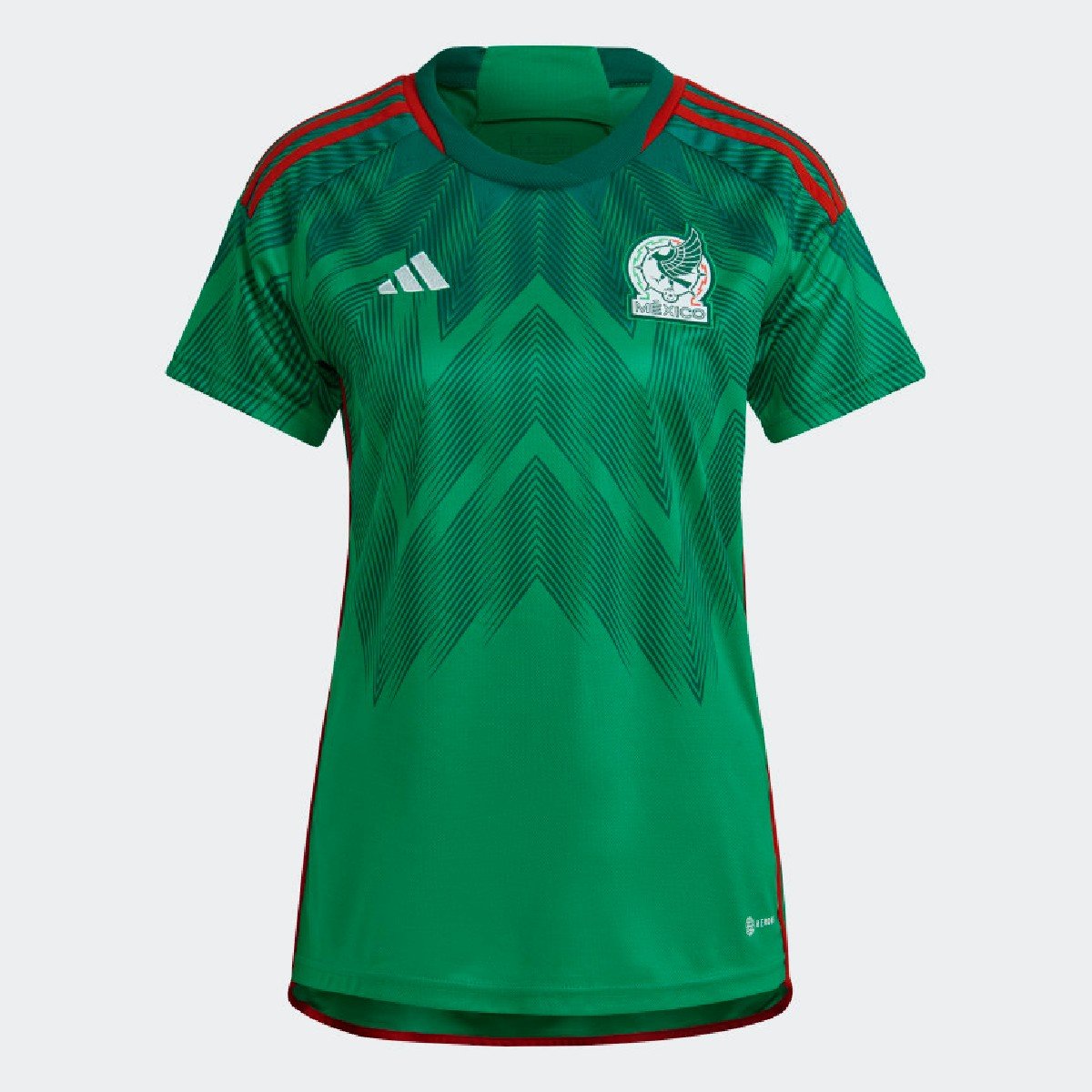 Sem título(48) Camisa do México Copa do Mundo Home Feminina Verde