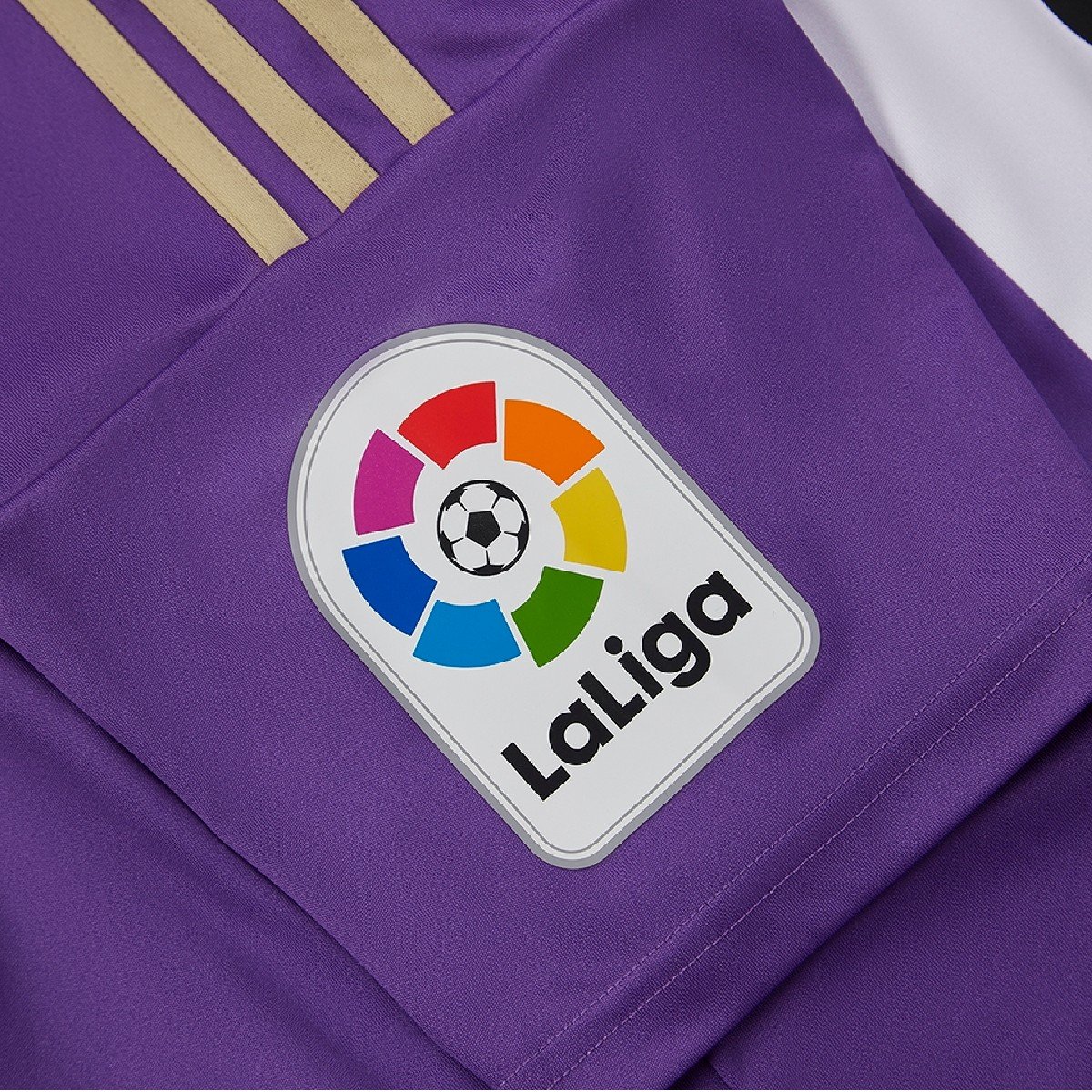 ijpçl Camisa Real Valladolid Home Roxo com Branco 2022