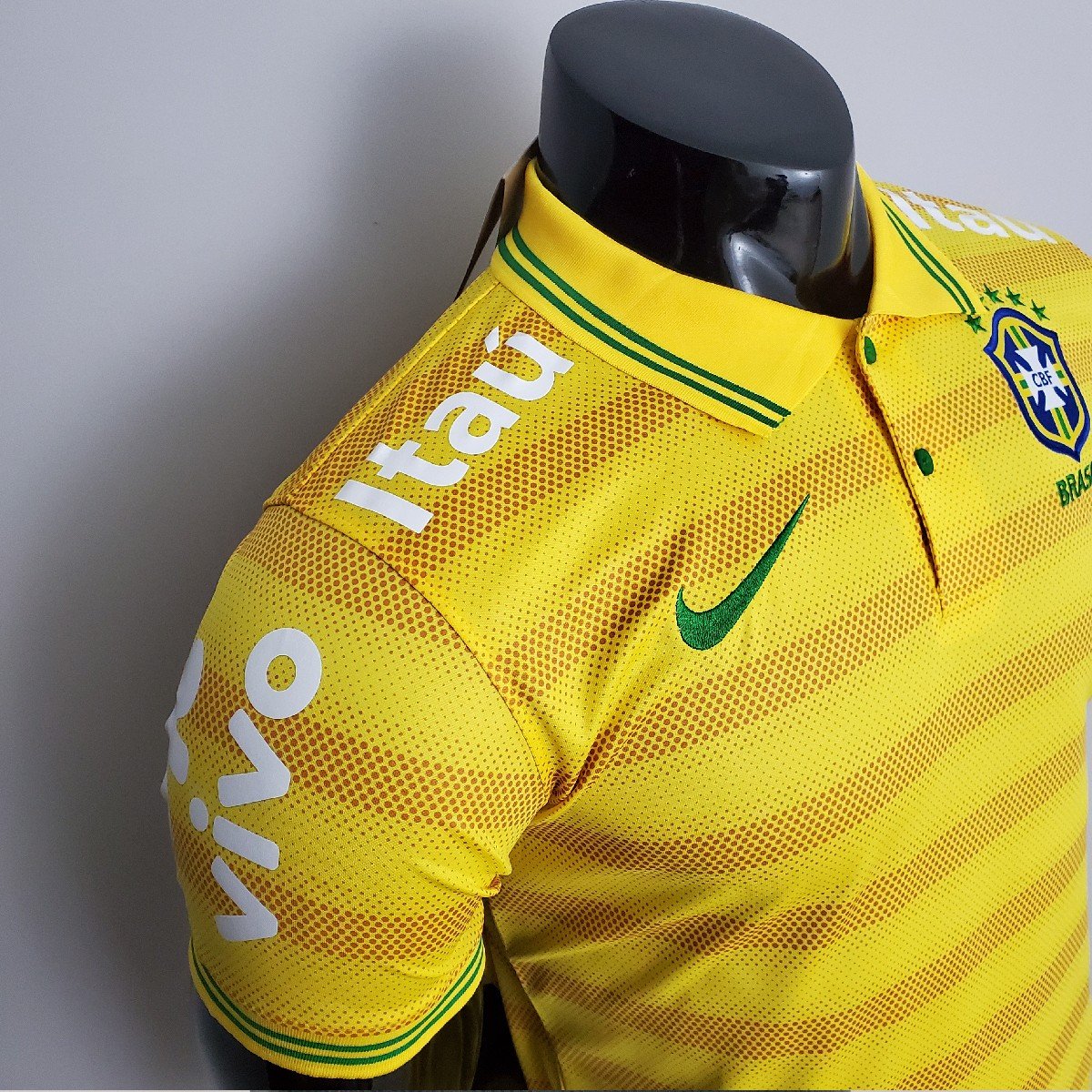 Sem título(23) Camisa do Brasil Polo Amarela Masculina