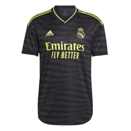 Camisa Real Madrid Preta Masculina 2022/23 Autêntica Player