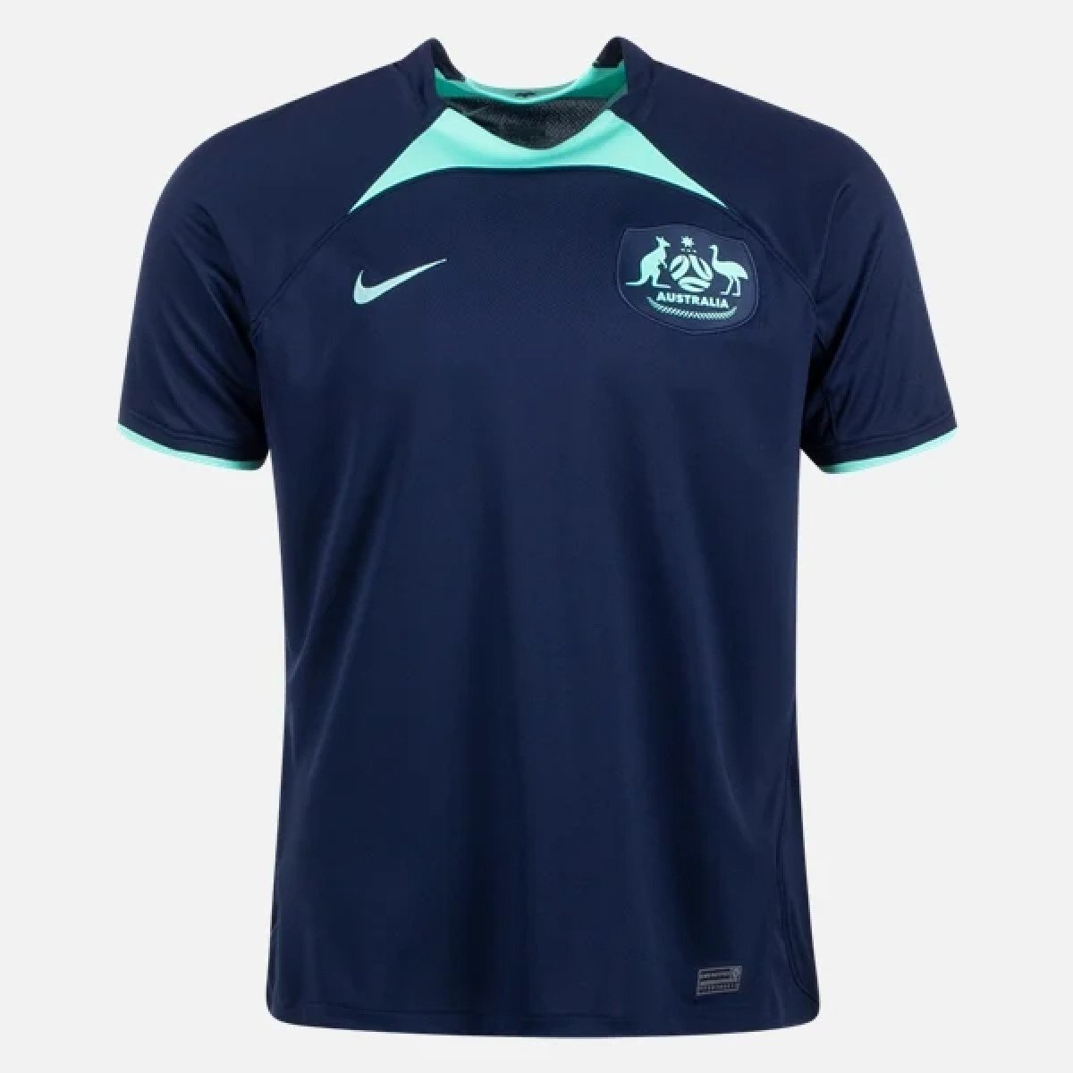 Sem título Camisa da Austrália Azul Copa do Mundo 2022 Masculina