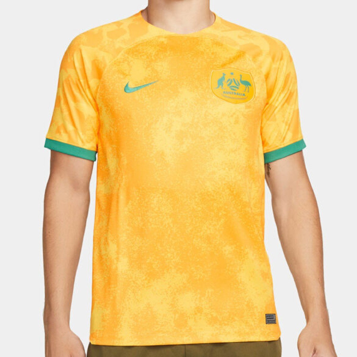 Sem título Camisa da Austrália Amarela Copa do Mundo 2022 Masculina
