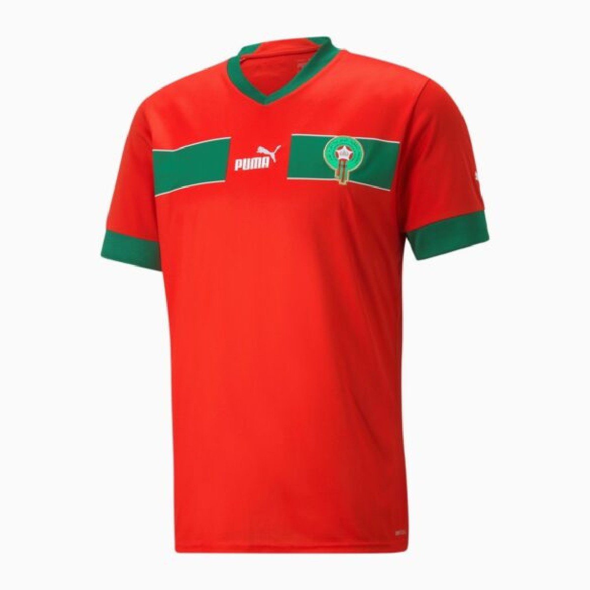 Sem título Camisa do Marrocos Vermelha Copa do Mundo 2022 Masculina