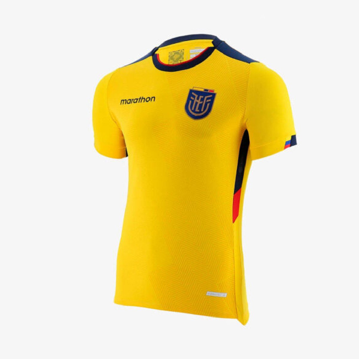 Sem título Camisa do Equador Amarela Copa do Mundo 2022 Masculina