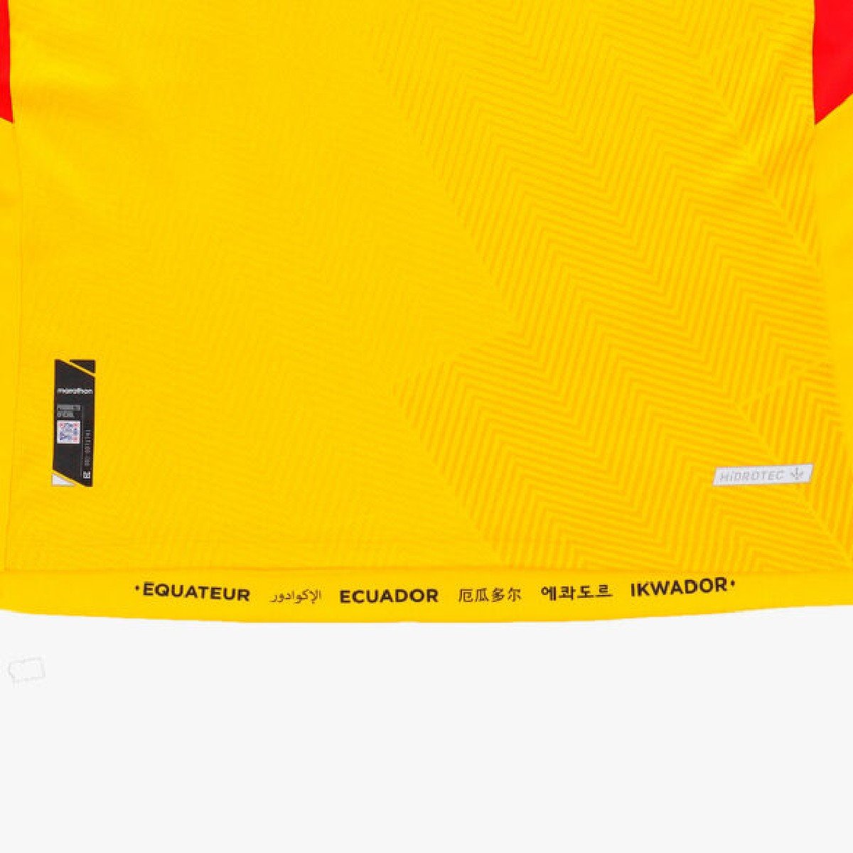 Sem título(4) Camisa do Equador Amarela Copa do Mundo 2022 Masculina