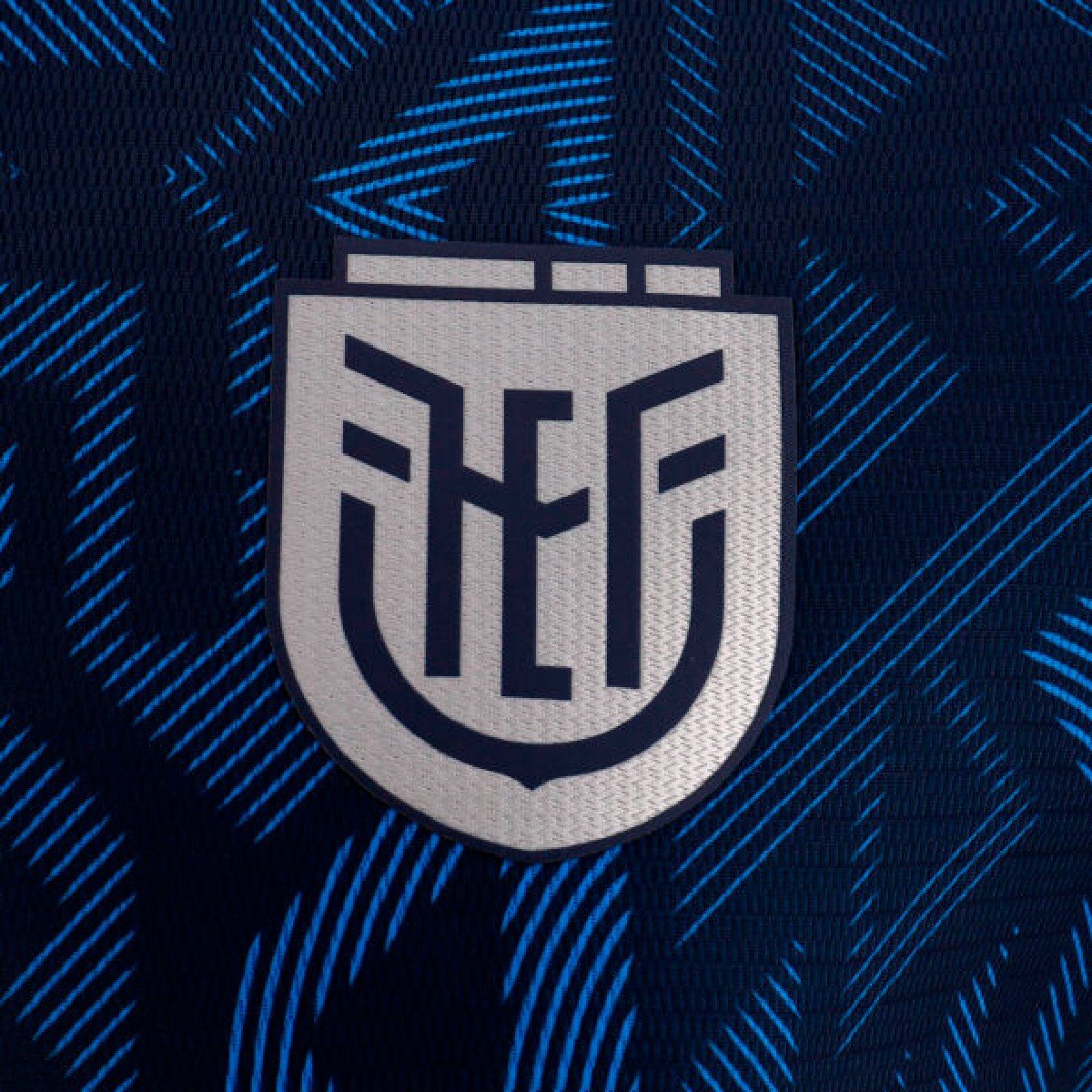 Sem título(7) Camisa do Equador Azul Copa do Mundo 2022 Masculina