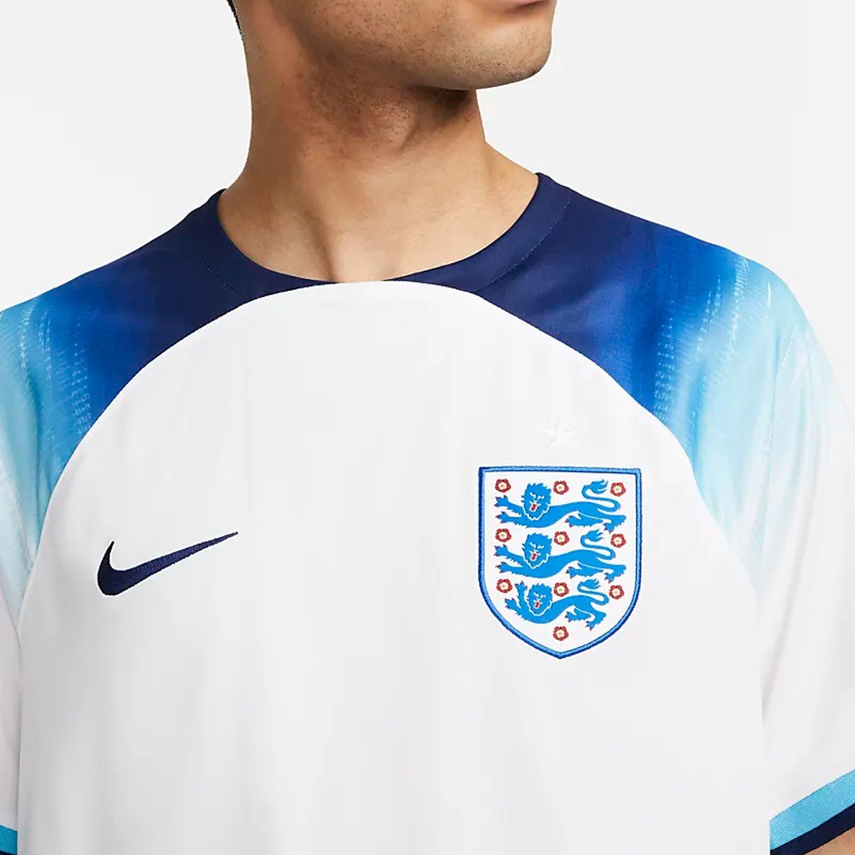 Sem título(8) Nova Camisa Inglaterra Branca Copa do Mundo 22 Masculina