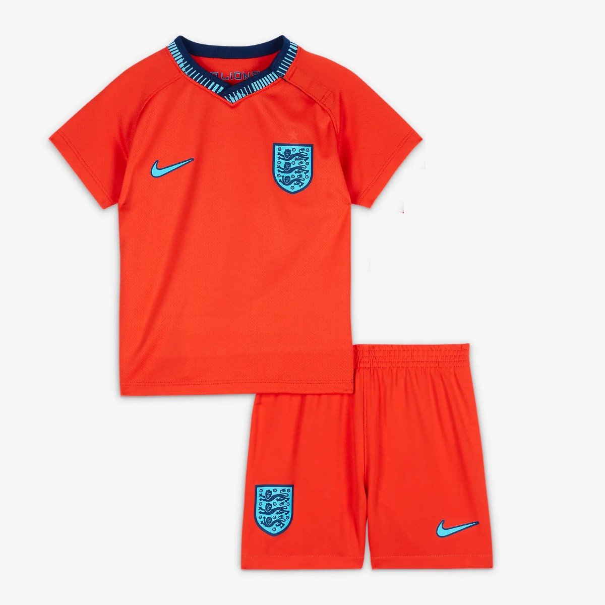 hgdh Kit Infantil Inglaterra Laranja Copa do Mundo 2022 Unissex