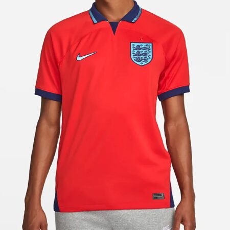 Nova Camisa Inglaterra Vermelha Copa do Mundo 22 Masculina