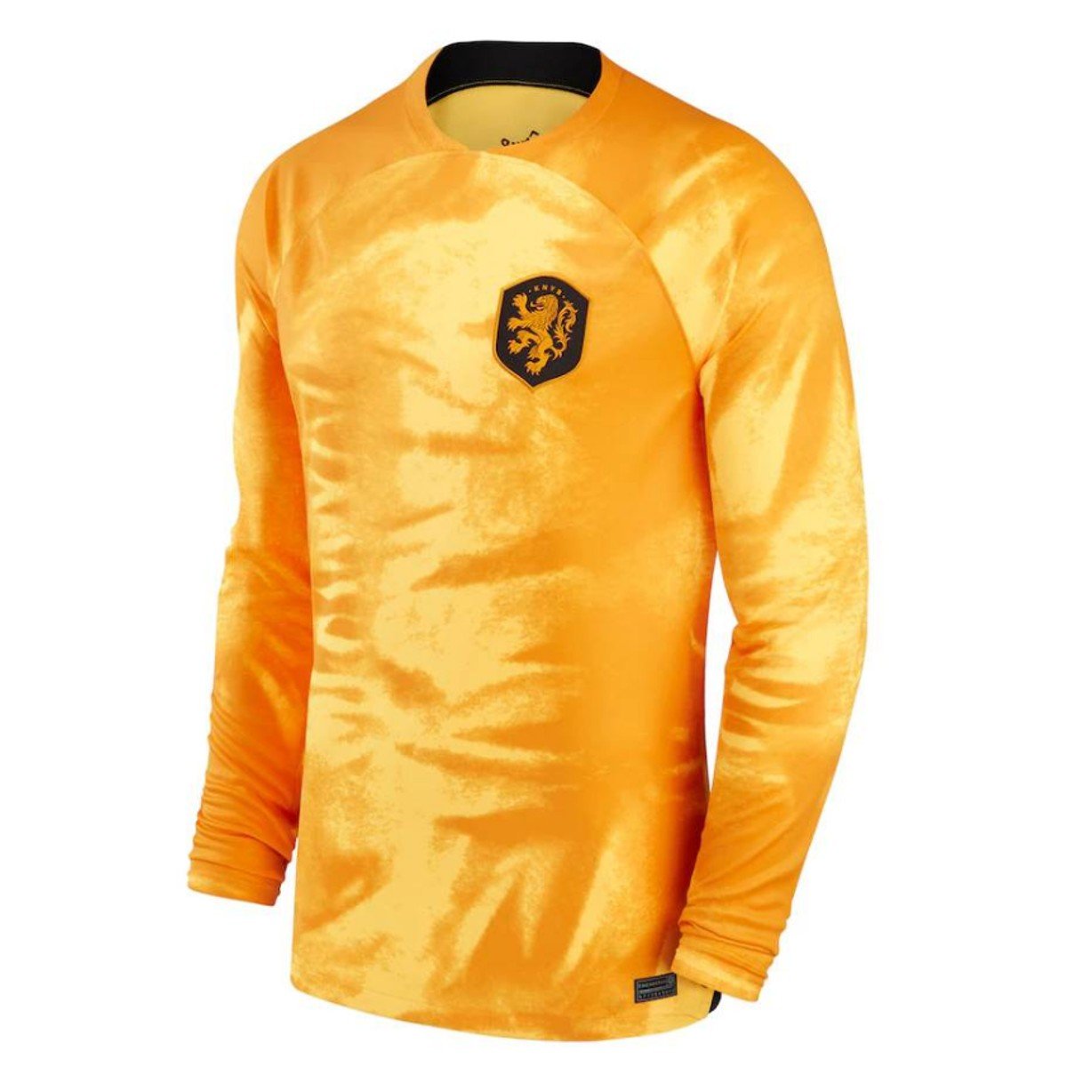 Sem título Camisa Holanda Manga Longa Laranja Copa do Mundo 2022