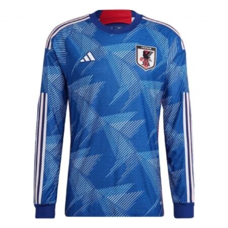 Camisa Japão Manga Longa Azul Copa do Mundo 2022