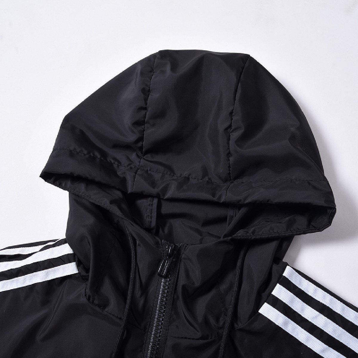 Sem título(12) Jaqueta Corta Vento Adidas Preta Masculina