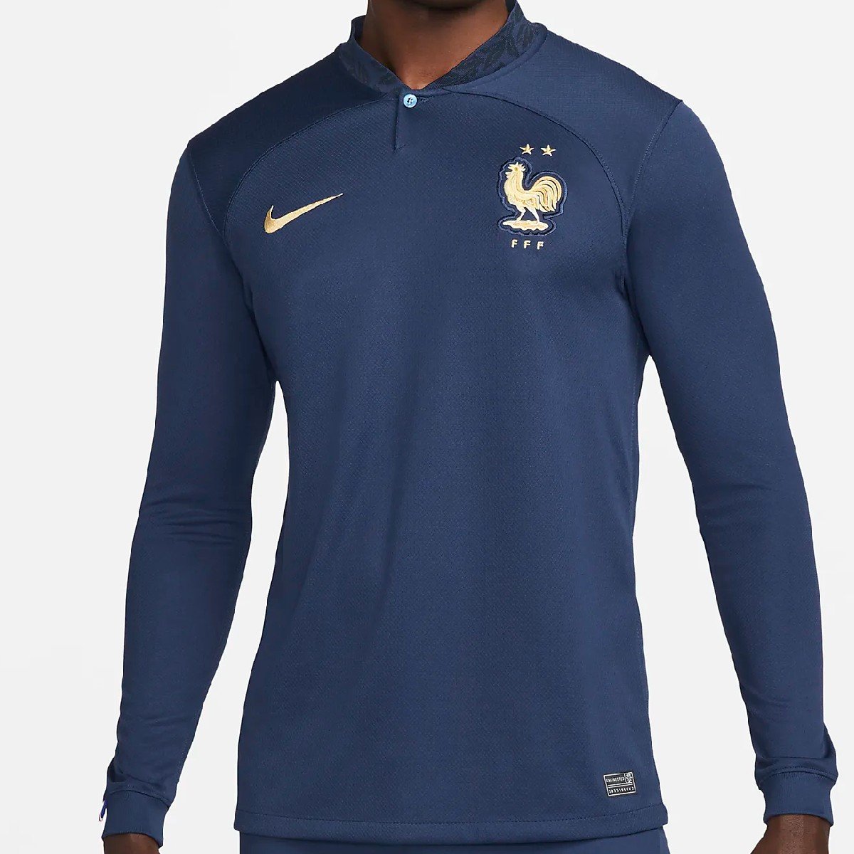 Sem título(4) Camisa França Manga Longa Azul copa do Mundo 2022/23