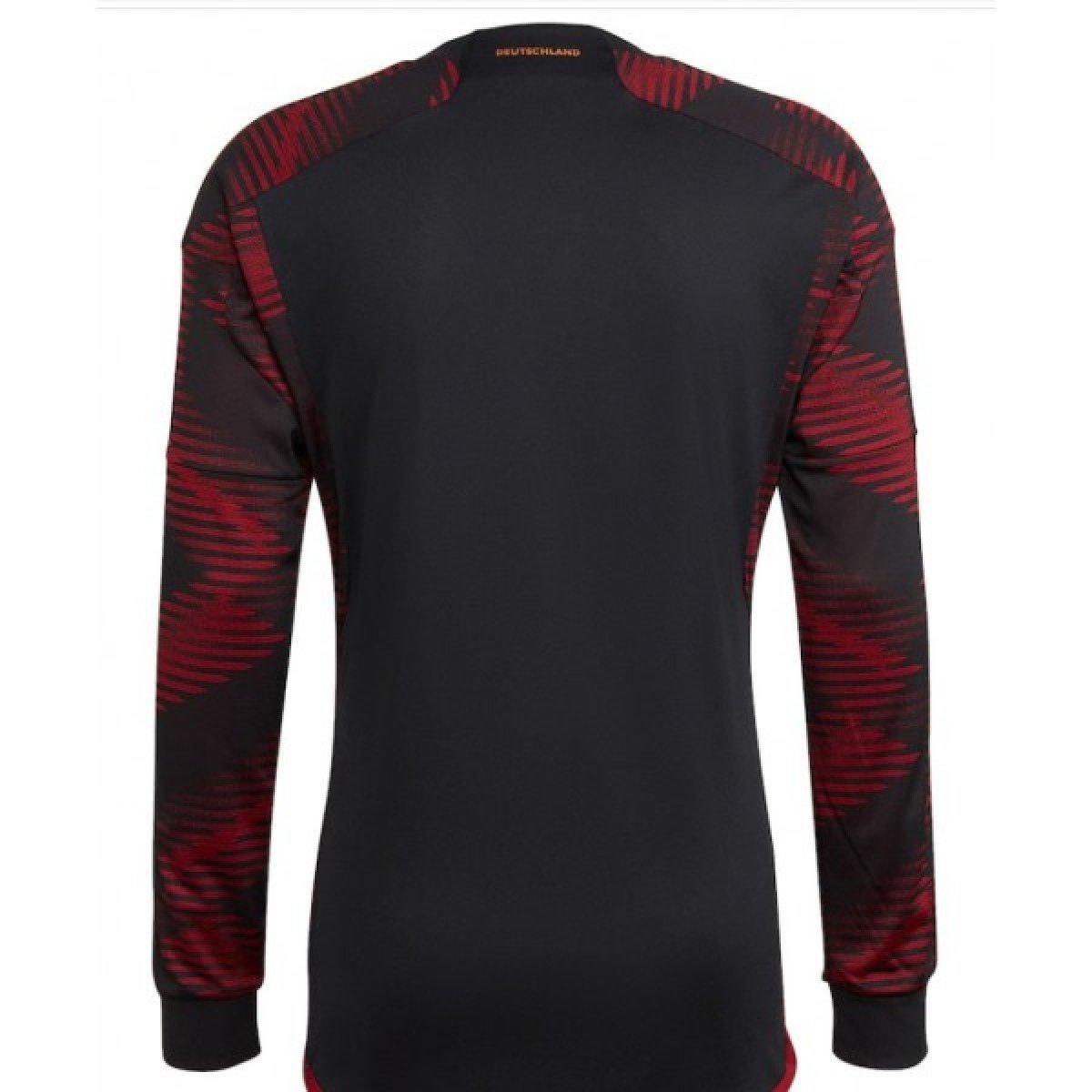 Sem título(5) Camisa Alemanha Manga Longa Vermelha Copa do Mundo 2022