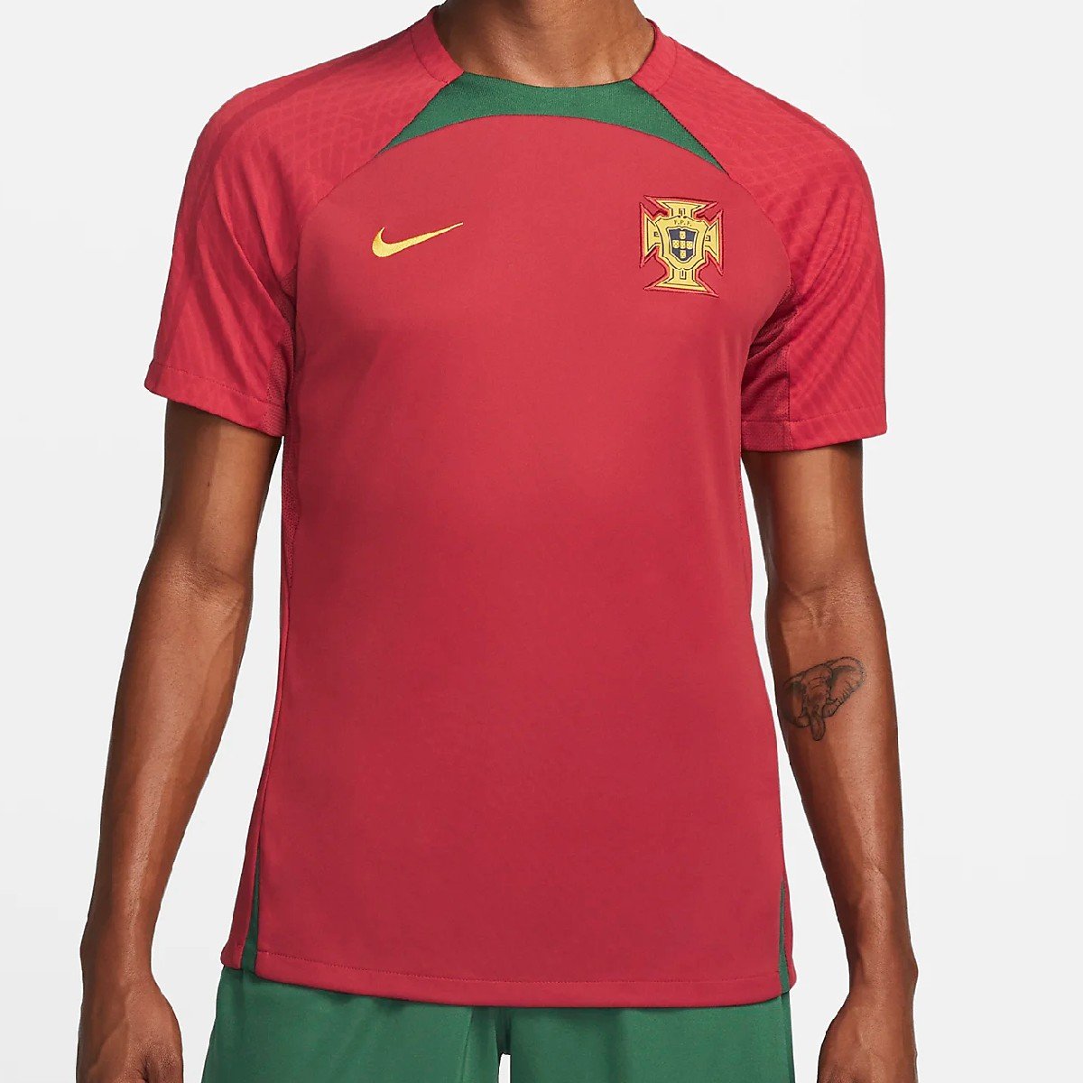 liç Camisa Portugal Treino Vermelha 2022/23 Masculina