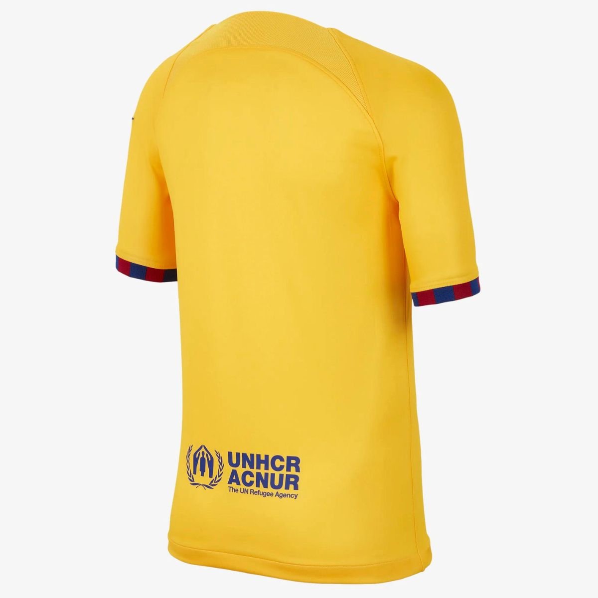 Design sem nome (1) Nova Camisa Barcelona Amarela 2023 Masculina