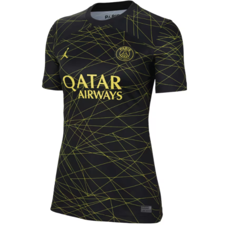 Nova Camisa PSG Preta 2023/24 Feminina