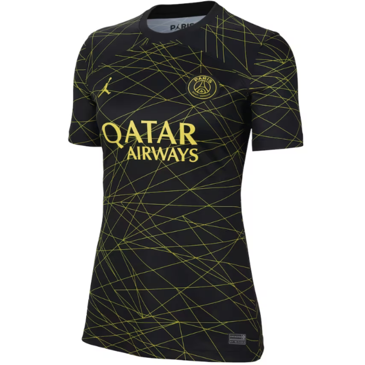 Design sem nome (2) Nova Camisa PSG Preta 2023/24 Feminina
