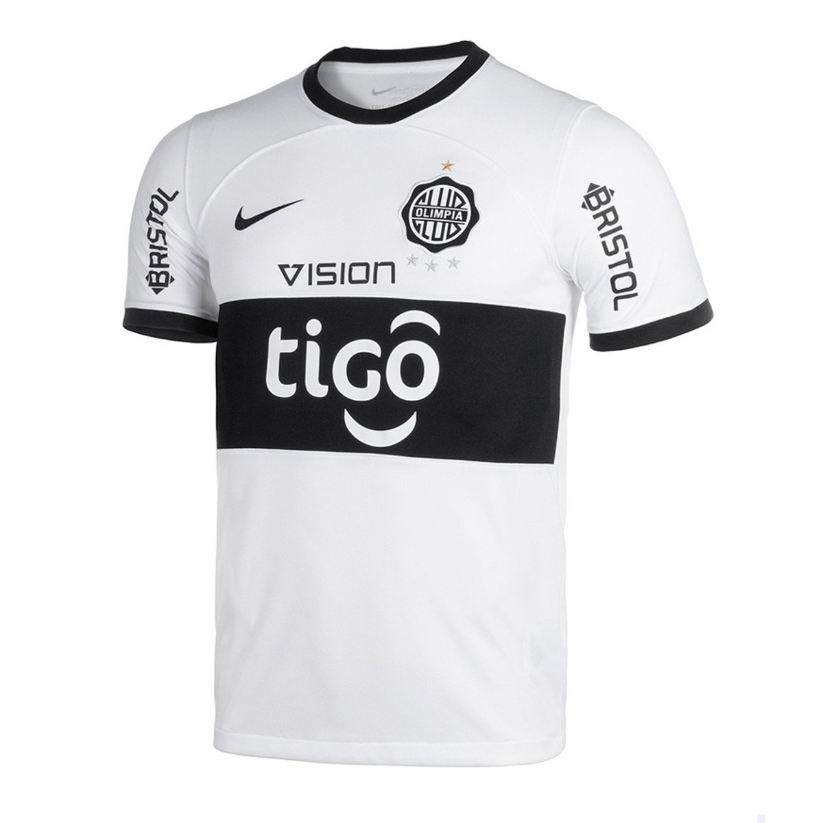 Sem título Nova Camisa Olimpia Branca 2023 Masculina