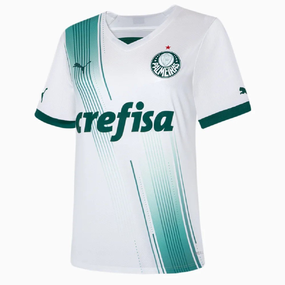 Sem título Nova Camisa Palmeiras Branca 2023/24 Feminina