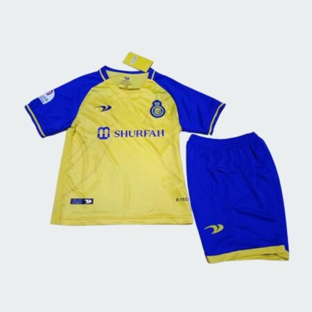 Conjunto Infantil Al Nassr Amarelo Unissex