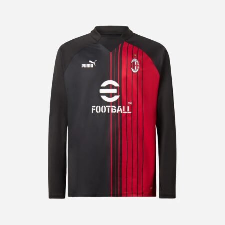 Camisa AC Milan Vermelha Manga Longa 2023