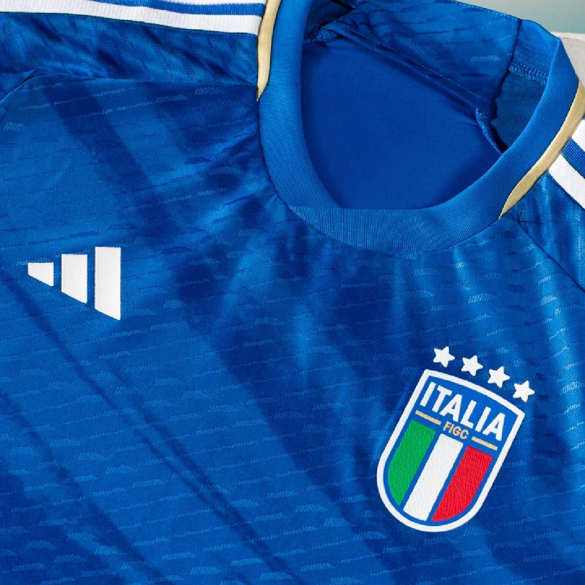Sem título(3) Nova Camisa Itália Adidas Azul 2023 Jogador