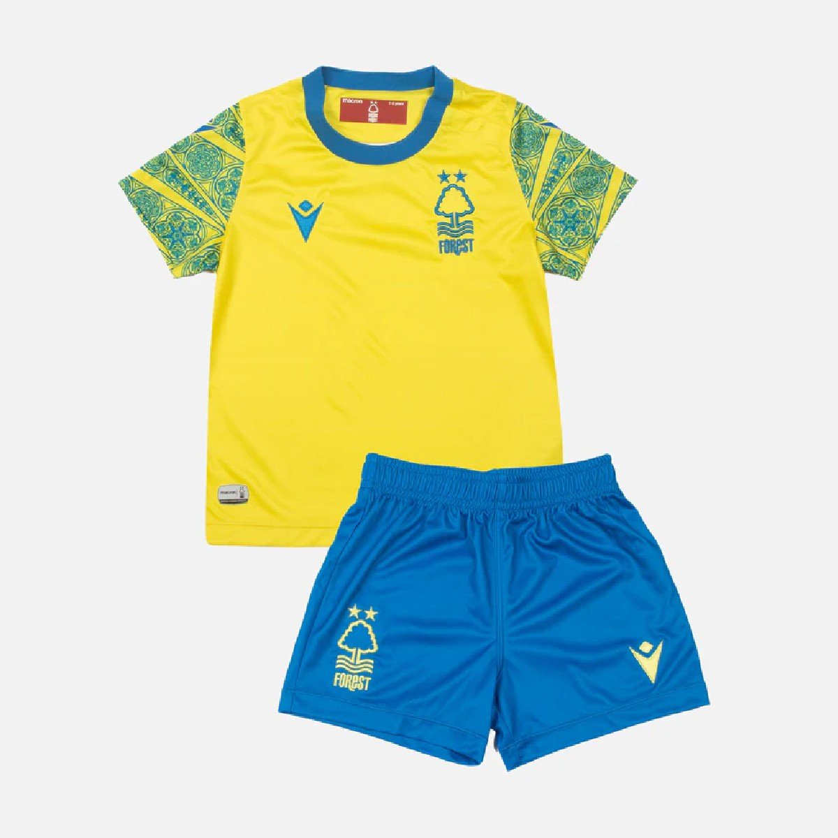 Sem título(7) Conjunto Infantil Nottingham Forest Amarelo 2022/23
