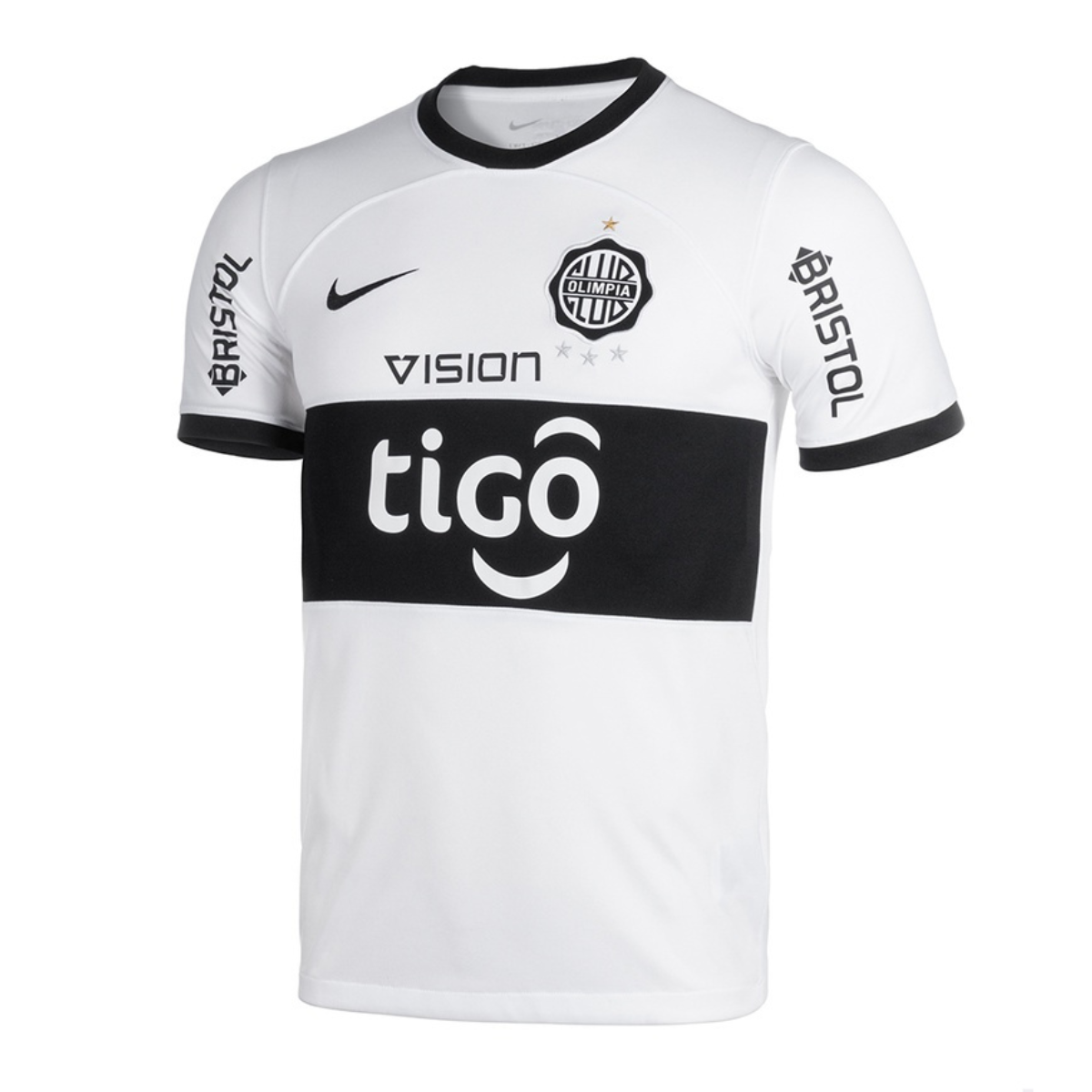 Design sem nome (10) Camisa Olimpia do Paraguai Branca 2023/24