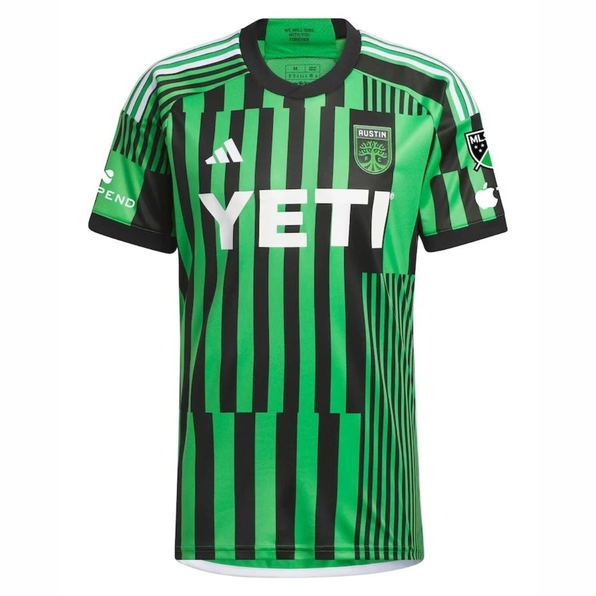 Design sem nome (16) Nova Camisa Austin FC Verde 2023/24 Player