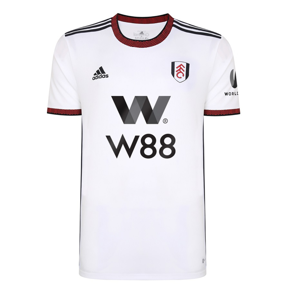 Design sem nome (2) Camisa do Fulham Branca 2022/23 Masculina