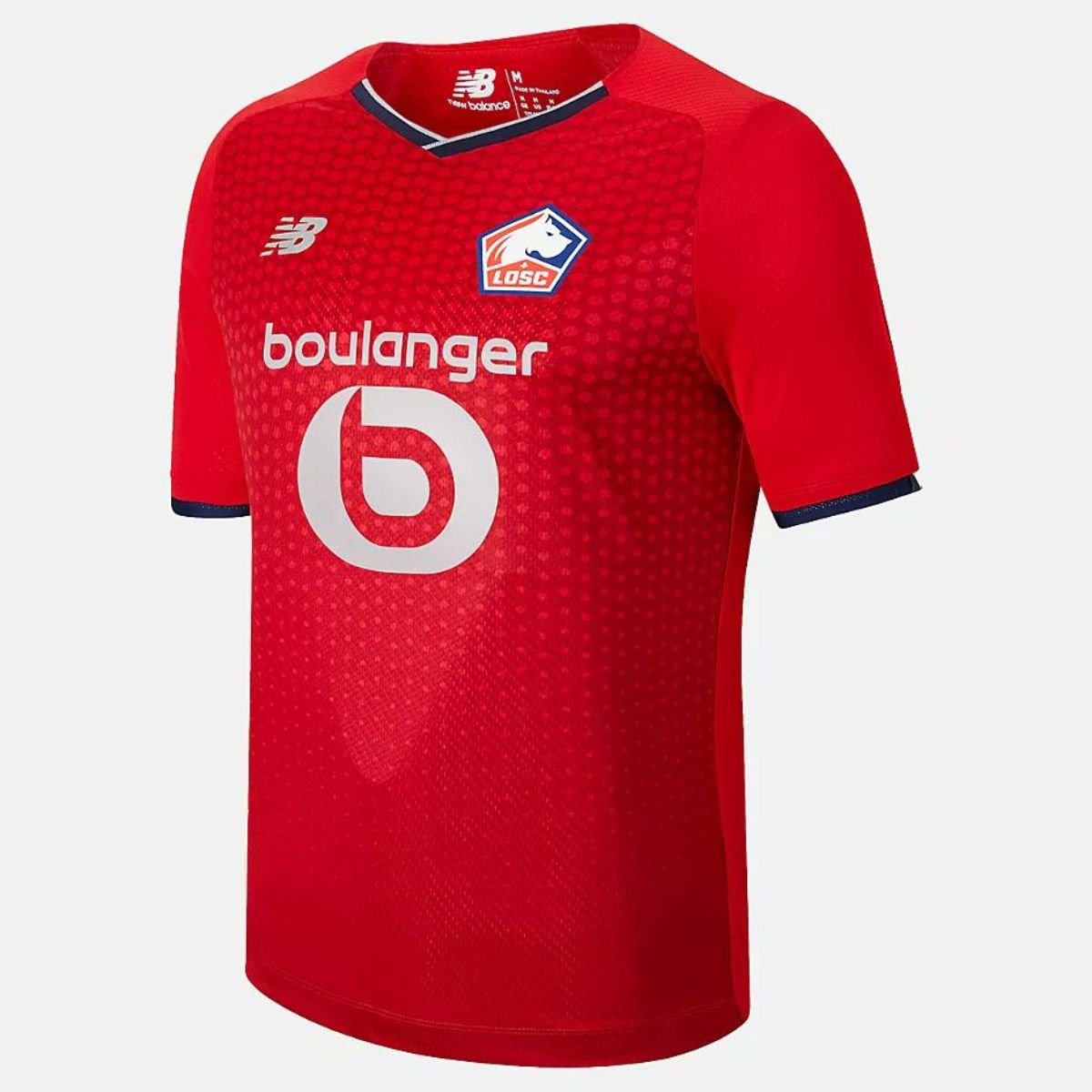 Design sem nome (7) Camisa Lille Vermelha Masculina 2022/23