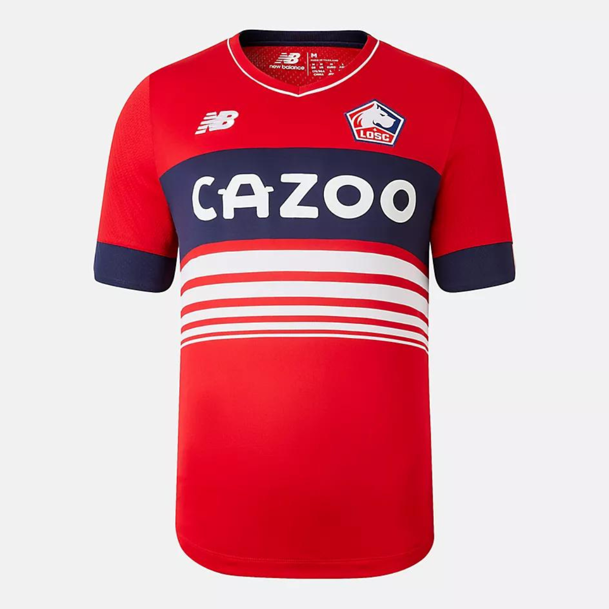 Design sem nome Camisa Lille Vermelha Masculina 2022/23