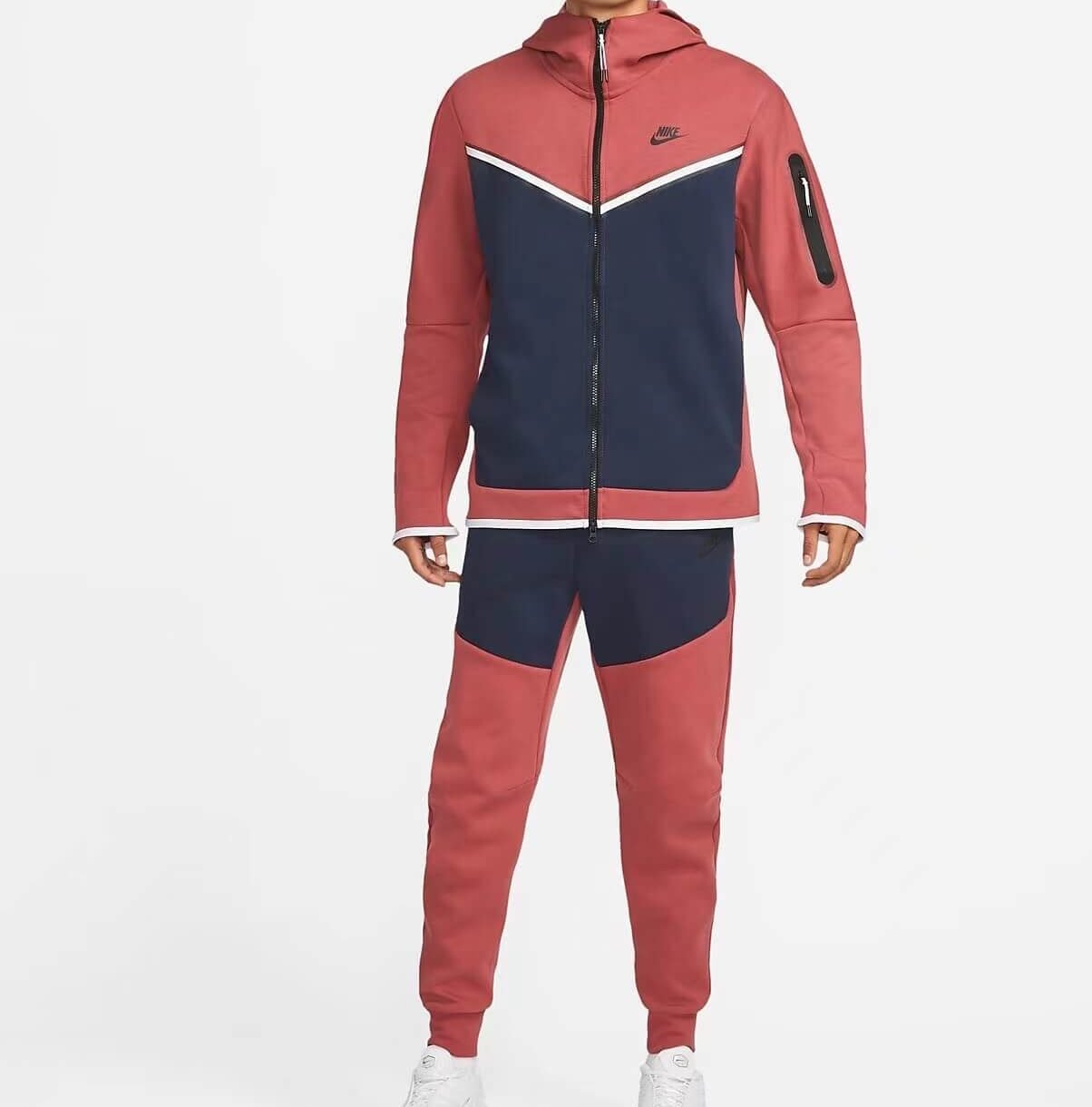 164ce8d0 Conjunto Blusão e Calça Moletom Nike tech fleece