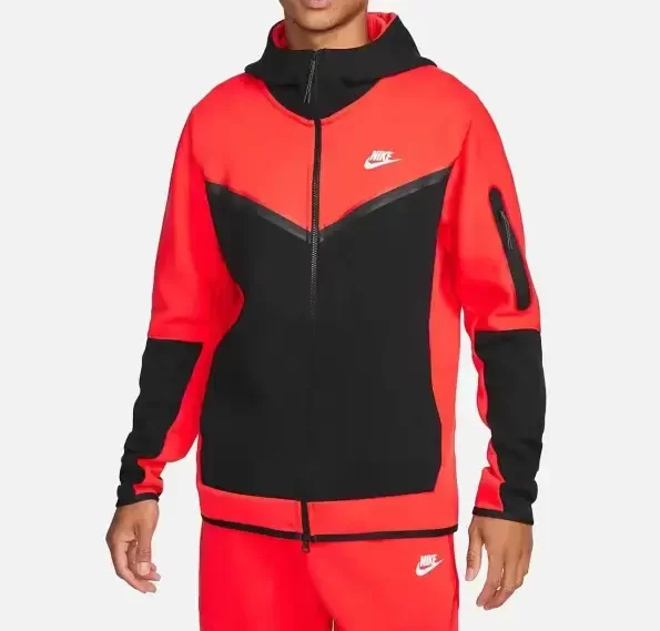 411475b7 Conjunto Blusão e Calça Moletom Nike - Vermelho