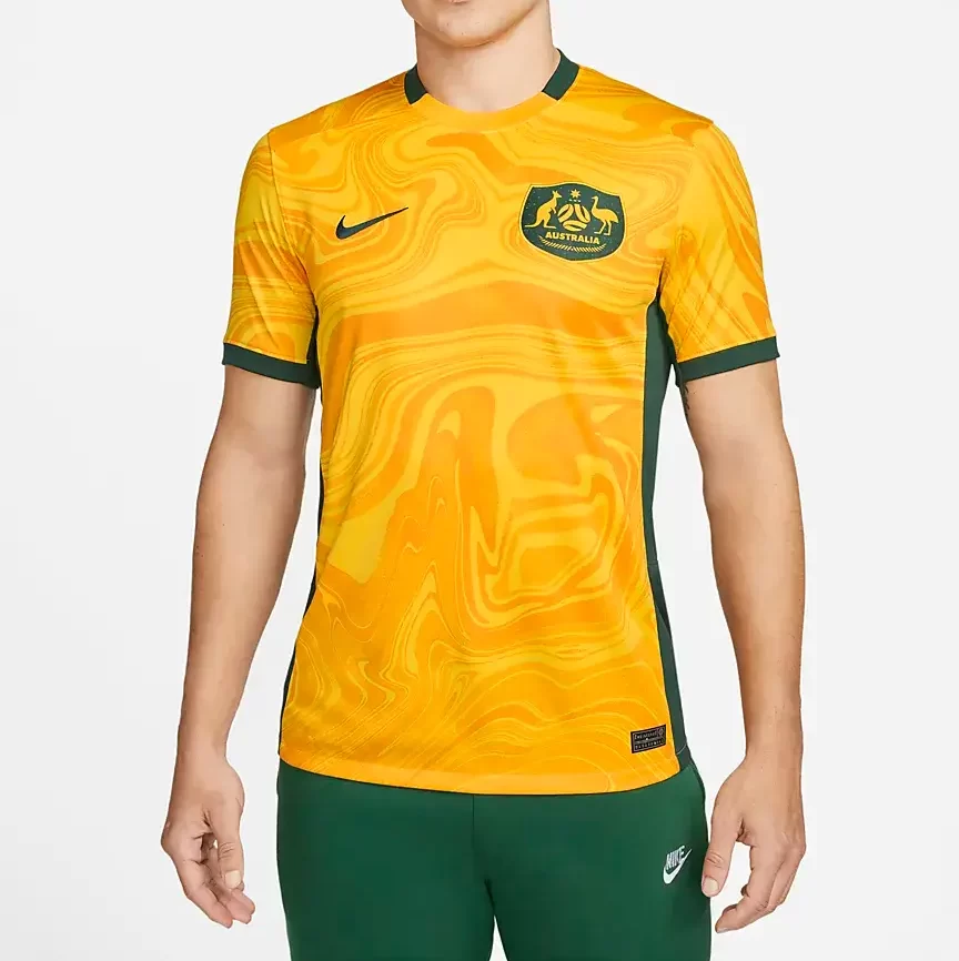 1b68dd6b-f948-4eba-b56d-1fa639c9780e Camisa Austrália Amarela Copa Feminina 2023/24