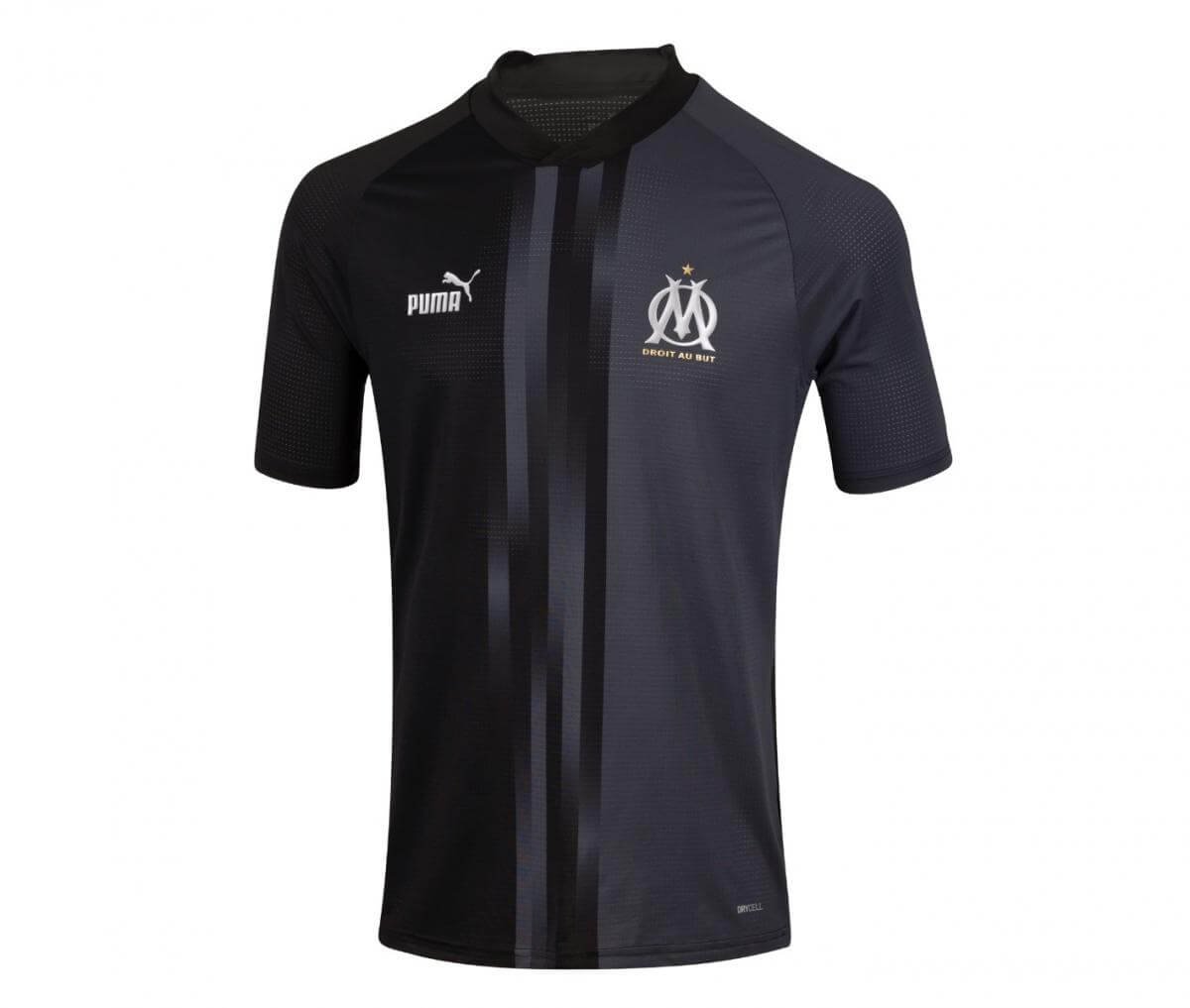 211870j_3 Camisa Olympique de Marseille 2023 Preta