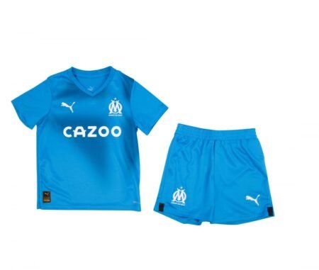 Kit Infantil Olympique de Marseille 2022/23 Azul