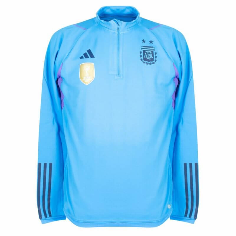 3b0ceacb4d96ff03ad081f5fd192f04c42e7817782ad93f9ee14be79d14de062 Jaqueta Argentina Azul 2022/23 Copa do Mundo