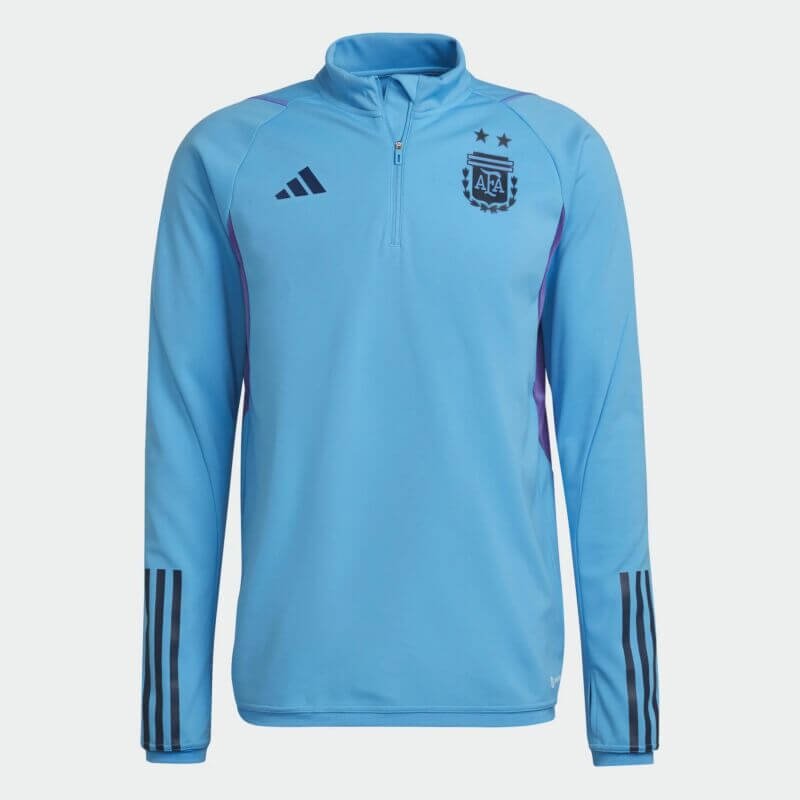 3e378841932a7e5a618573068fc77724dbcf32fb67299c0c07c6560ca31985e7 Jaqueta Argentina Azul 2022/23 Copa do Mundo