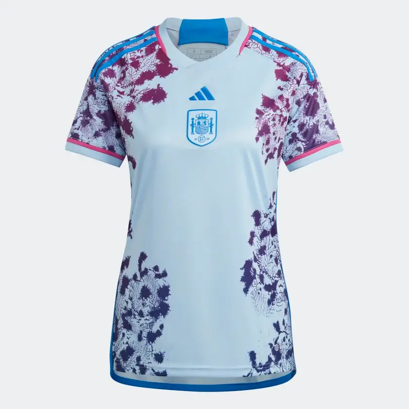 5b71c2629a0f46dd8a8baf7401247ecf_9366 Camisa Espanha Azul Copa Feminina 2023/24