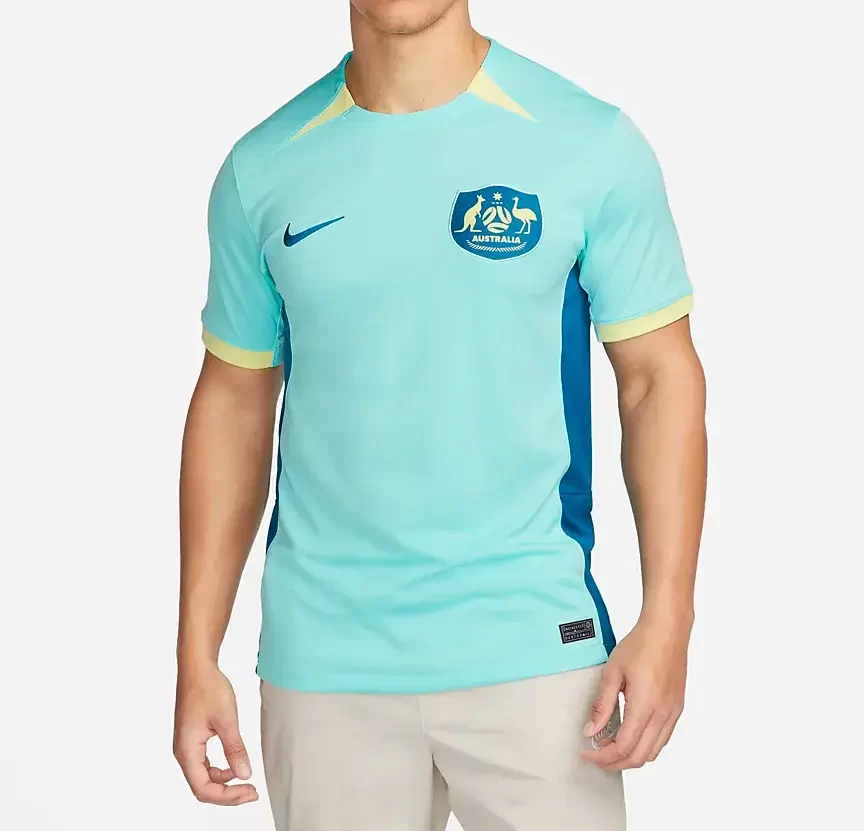 965b9799-ccde-4bae-adad-06de6df69a0b Camisa Austrália Azul Copa Feminina 2023/24