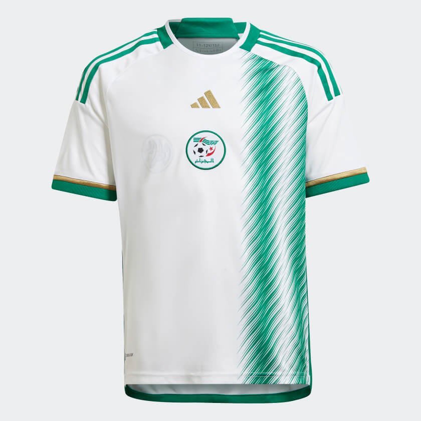 Algeria_22_Home_Jersey_White_HF1428_01_laydown Camisa Argélia Branca Masculina 2022/23