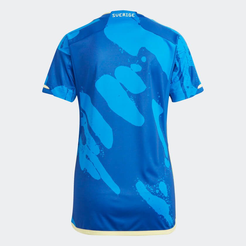 Camisa_2_Selecao_Feminina_Suecia_23_Azul_HT7142_02_laydown Camisa Suécia Azul Copa Feminina 2023/24