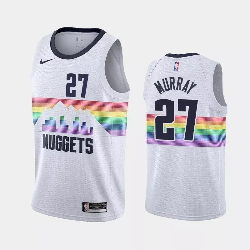 Denver-Nuggets-City-Edition-2018-19-Swingman-Nike3 Regata NBA Denver Nuggets Jokic 15 Branca
