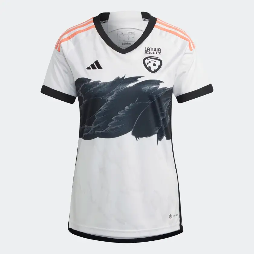 dc8b09f901cb4eb5955caf7f0112ee65_9366 Camisa Letônia Branca Copa Feminina 2023/24