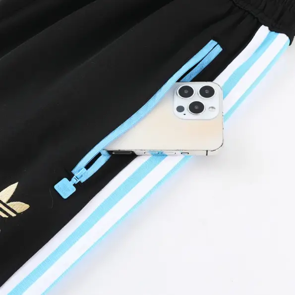 07201c47 Conjunto de Frio Adidas Jaqueta e Calça Azul