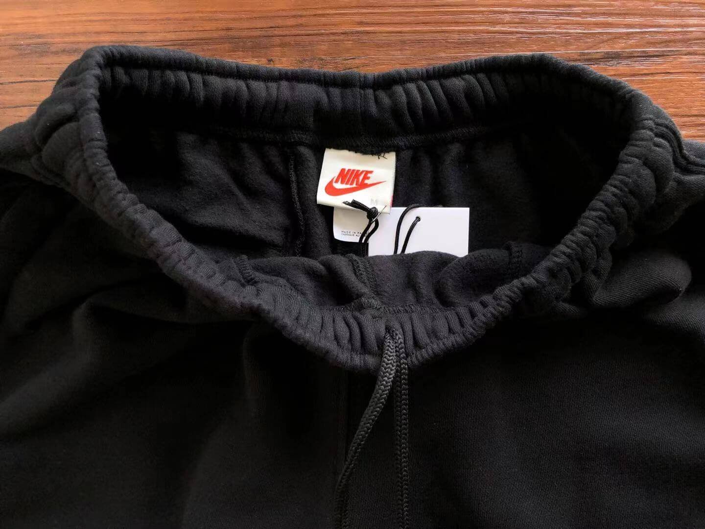 3405126f Conjunto Calça e Blusão Moletom Nike Stussy Preto