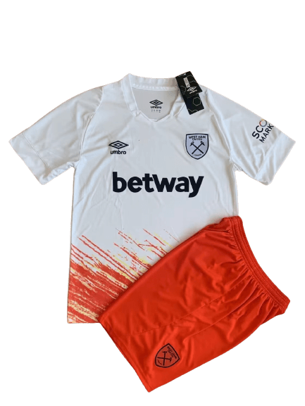 Kit Infantil West Ham Branca 2022/23 Unissex
